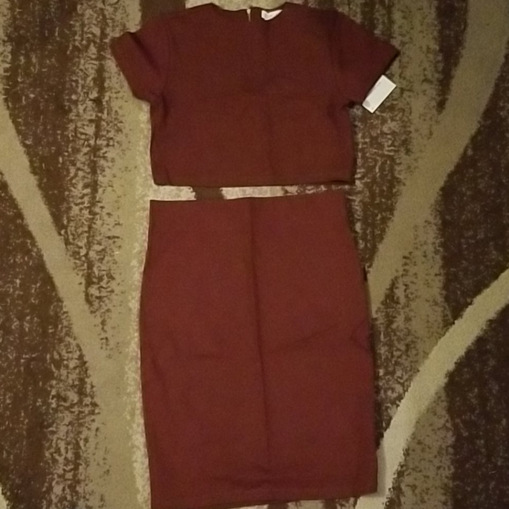 Two pieces skirt set